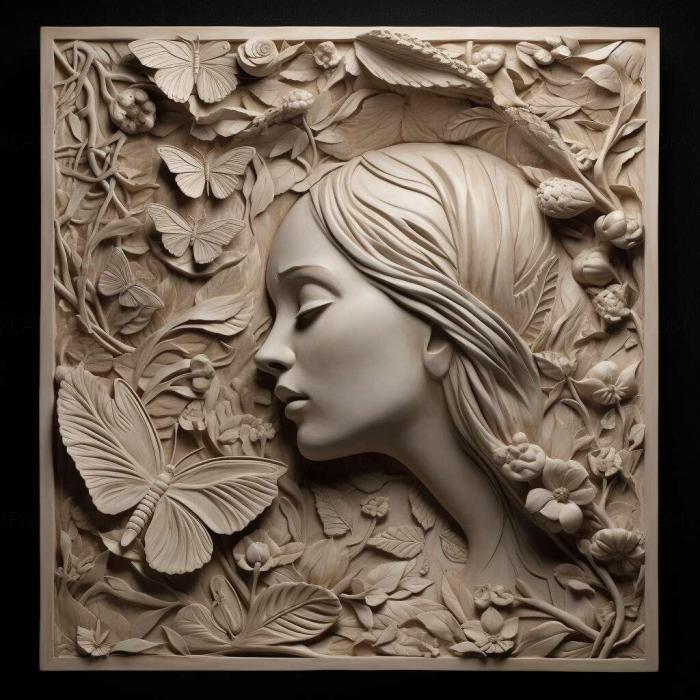 نموذج ثلاثي الأبعاد لآلة CNC 3D Art 